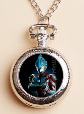 项链表定制照片男孩怀表新儿童表创意动漫周边项链表卡通生日礼物