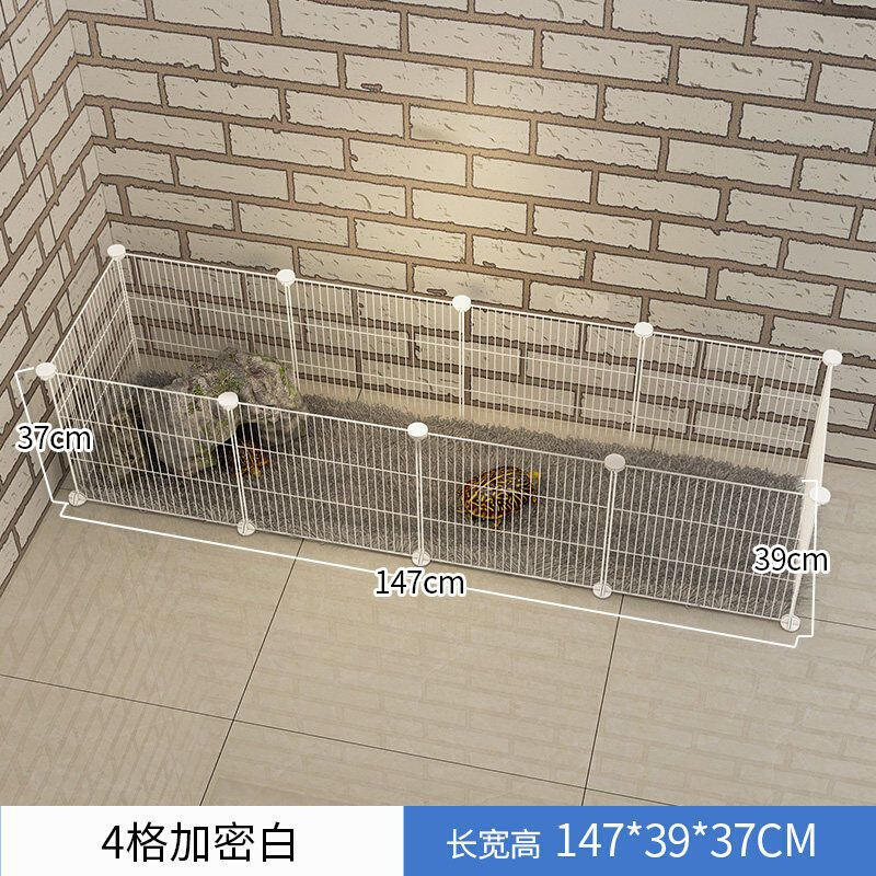 推荐宠物乌龟散养围栏苏卡达陆龟免打孔家用室内圈养栅栏布景组装-图3