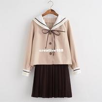 New Japanese Korean Cute Girls Sailor Suit Student School Un