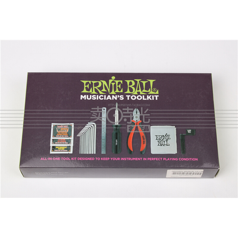 卖时光 Ernie Ball 4114便携乐手调琴工具包吉他贝斯养护调琴套装 - 图2