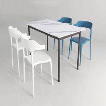 Hon Berweto Dining Table And Chairs Combined Home Small Family Table Dining Table White 1400 * 800 * 750