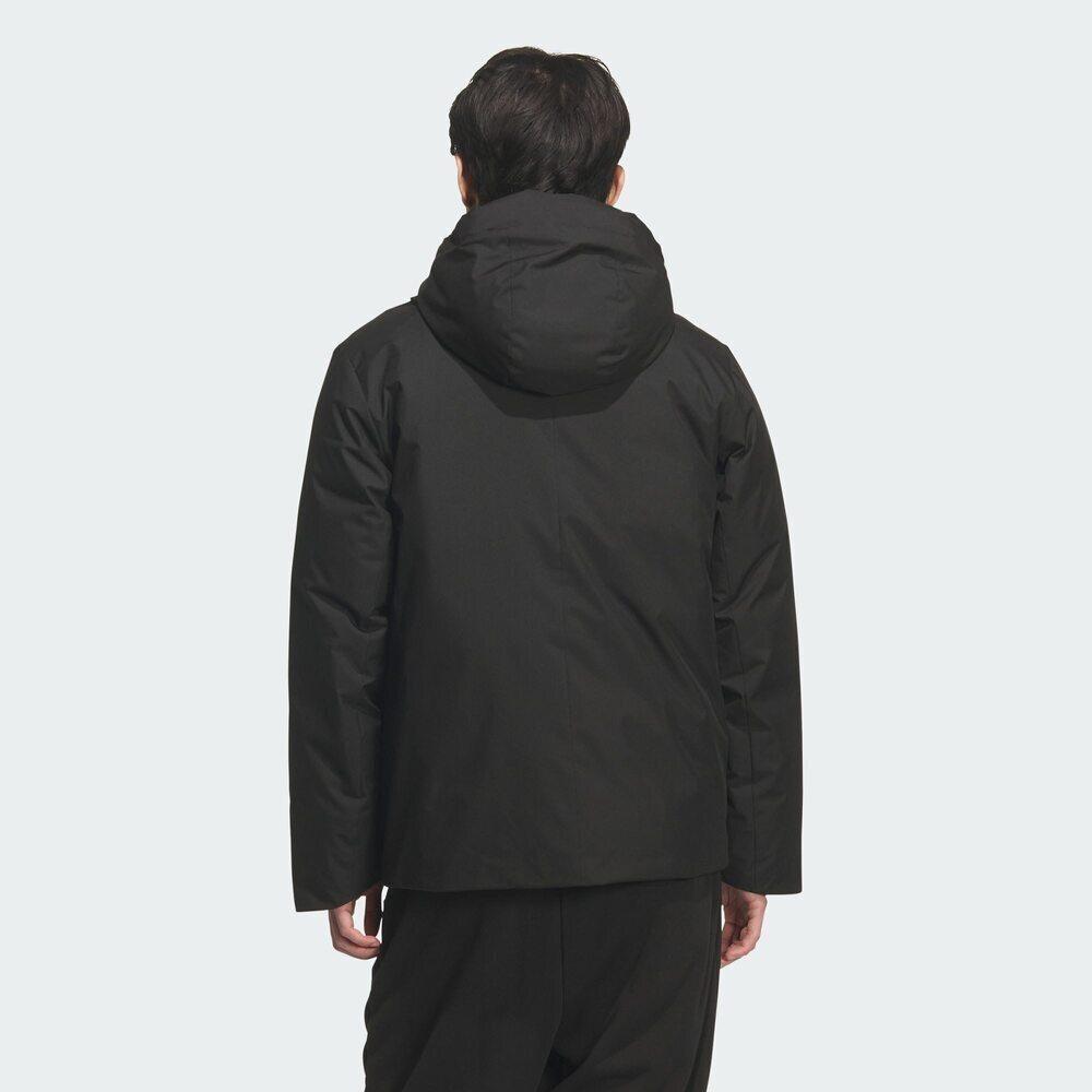 adidas阿迪达斯男子户外运动训练保暖连帽羽绒服外套KQ5505 - 图0