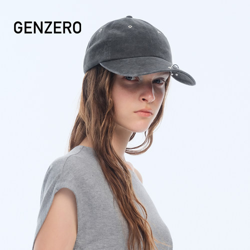 GENZERO「basic」水洗复古棒球帽斜纹布休闲鸭舌帽 - 图2