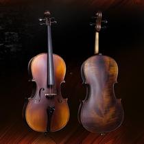 Practice cograde playing solid wood natural tiger veins Children adult cello Artisanal Cloud Cedar Backplate Customised