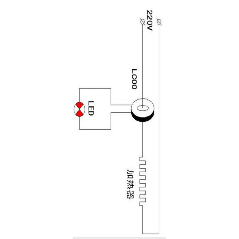 电流断路报警器 线路断线 断电检测仪，交流电器正常工作指示灯亮 - 图2