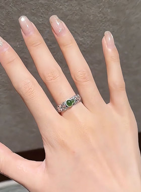 925银复古民族风祥云葫芦戒指女