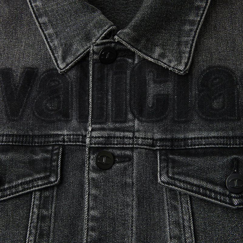 CavalliClass卡沃利复古水洗牛仔马甲男背心春秋款贴布绣工装坎肩,淘宝优惠券,粉丝福利购,淘宝优惠卷