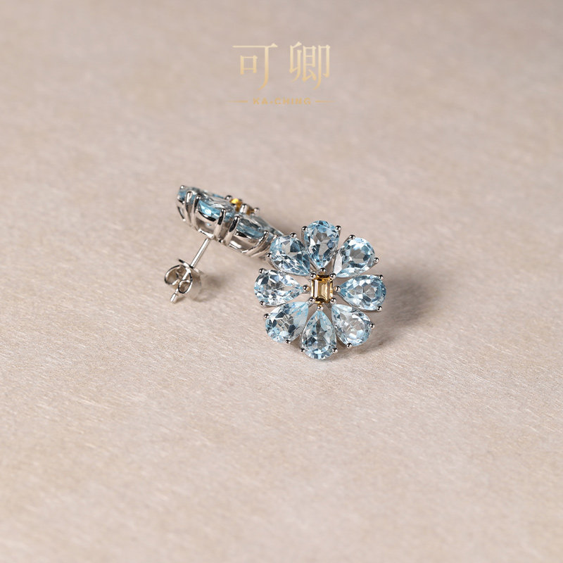 可卿珠宝 托帕石南红红宝石吊坠耳饰孤品预览链接/播,淘宝优惠券,粉丝福利购,淘宝优惠卷