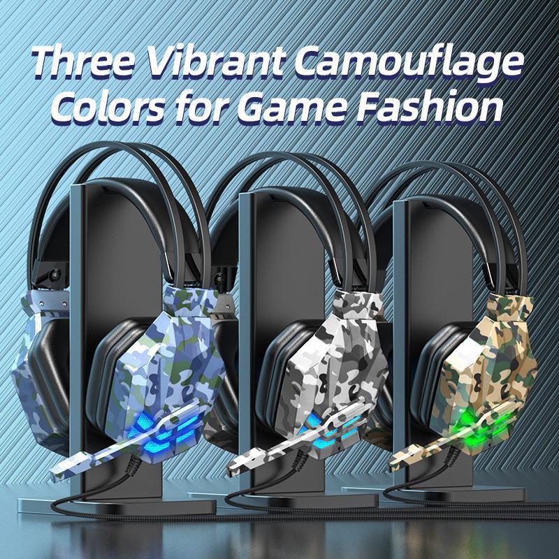 Camoufla Gaming Headset Wired Headphones For PC PS4 Xbox One - 图1