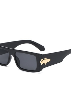 Small Rectangle Sunglasses Men Women Square Sun Glasses Luxu