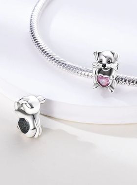 Dog Pet Charms Silver 925 Doggy Paw French Bulldog Bones Bea