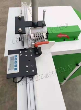 小型铝材T型条切割机 气动式装饰条画框下料机 半自动钢材切断机