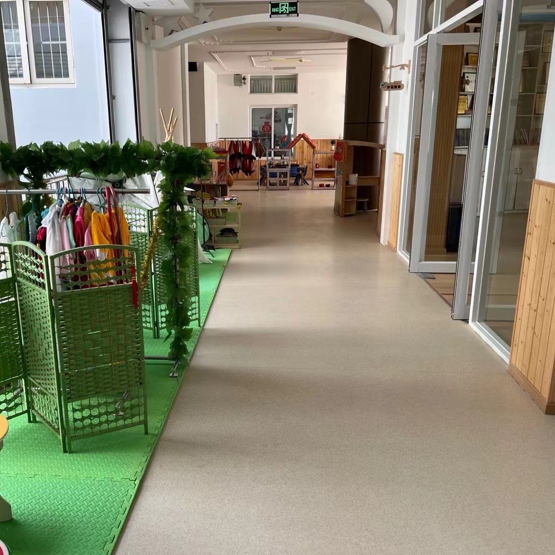 图书馆地板pvc地板地胶图书馆地胶pvc地胶学校展厅医院厂家批发 - 图2