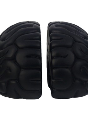 仿真大脑书立档装饰摆件北欧树脂简约办公书桌创意个性工艺品