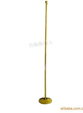 厂家直供2米办公厅旗座，可加长到2.7米可不锈钢旗座，来样定