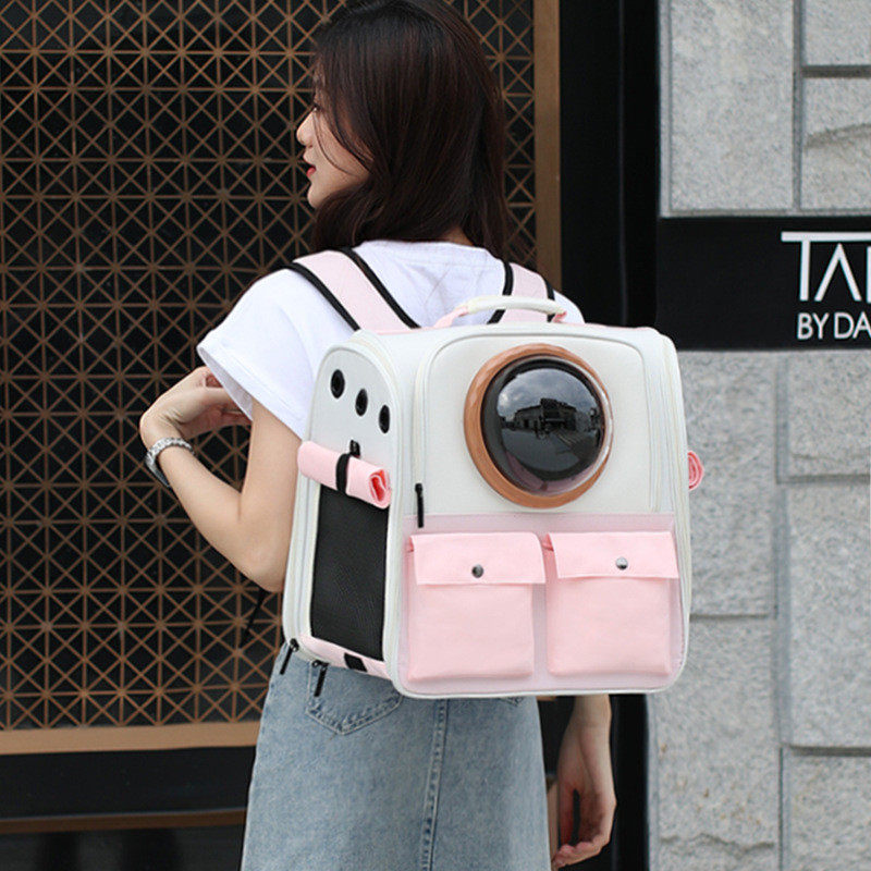 猫包外出便携双肩猫背包猫咪大容量宠物包透气四季手提太空舱狗包,淘宝优惠券,粉丝福利购,淘宝优惠卷