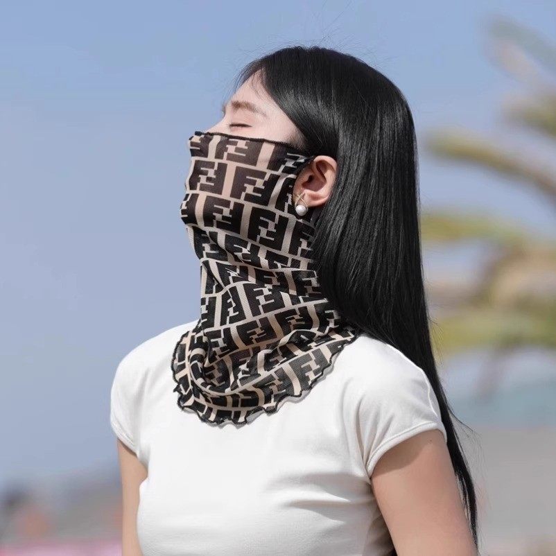 开车防晒面罩夏季防晒护脸纱巾套头护颈围脖丝巾女蕾丝网纱百搭时,淘宝优惠券,粉丝福利购,淘宝优惠卷