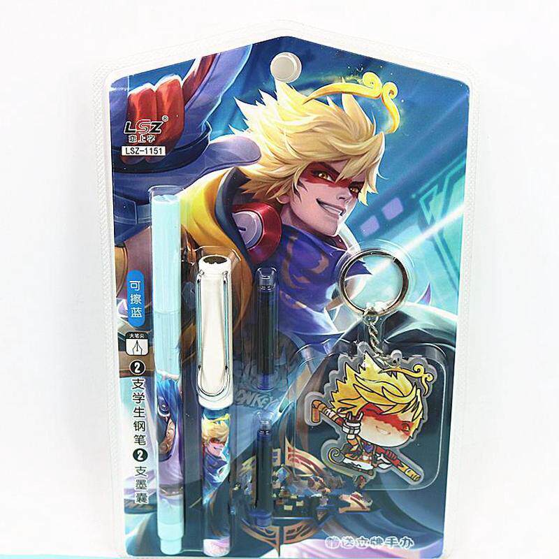 穿越火线手办王者荣耀钢笔小学生三年级专用送手办男孩穿越火线可替换墨囊刚笔