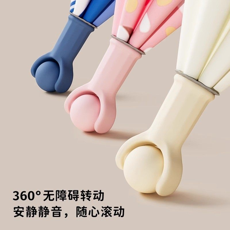 儿童雨伞圆角滚轮大号男女小学生上学专用伞加大加固加厚双层,淘宝优惠券,粉丝福利购,淘宝优惠卷