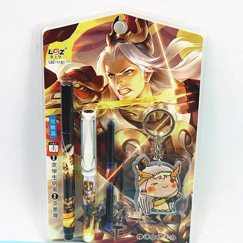 穿越火线手办王者荣耀钢笔小学生三年级专用送手办男孩穿越火线可替换墨囊刚笔