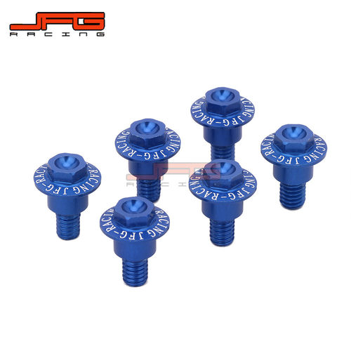 越野摩托车YZ125/250 YZ250/450FX改装配件CNC铝合金挡泥板螺丝 - 图0