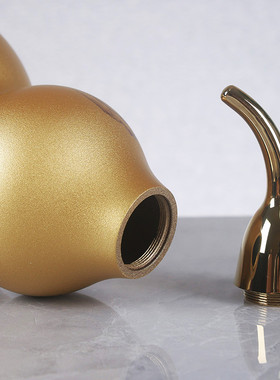 铜葫芦手工彩绘金山秀水图案工艺品家居摆件铜葫芦礼品