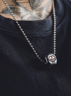 老铁匠925银钛合金男士基础款项链链条链子古巴链盒链素链EDC配饰