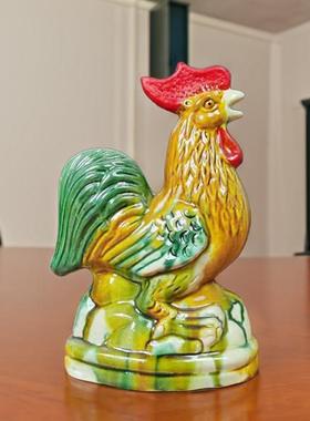 十二生肖陶瓷器摆件12生肖猪狗牛羊龙兔猴鸡马鼠虎工艺品生日礼物