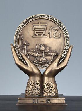 创意开业招财摆件家居客厅办公室酒柜装饰品玄关摆设乔迁新居礼物