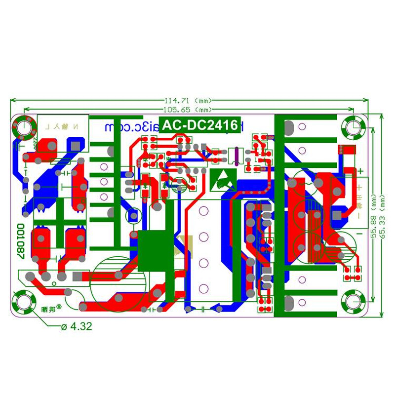 ACD-C开关电源板150W大功率工业级电源模块110V/220V转24V 6-9A-图1