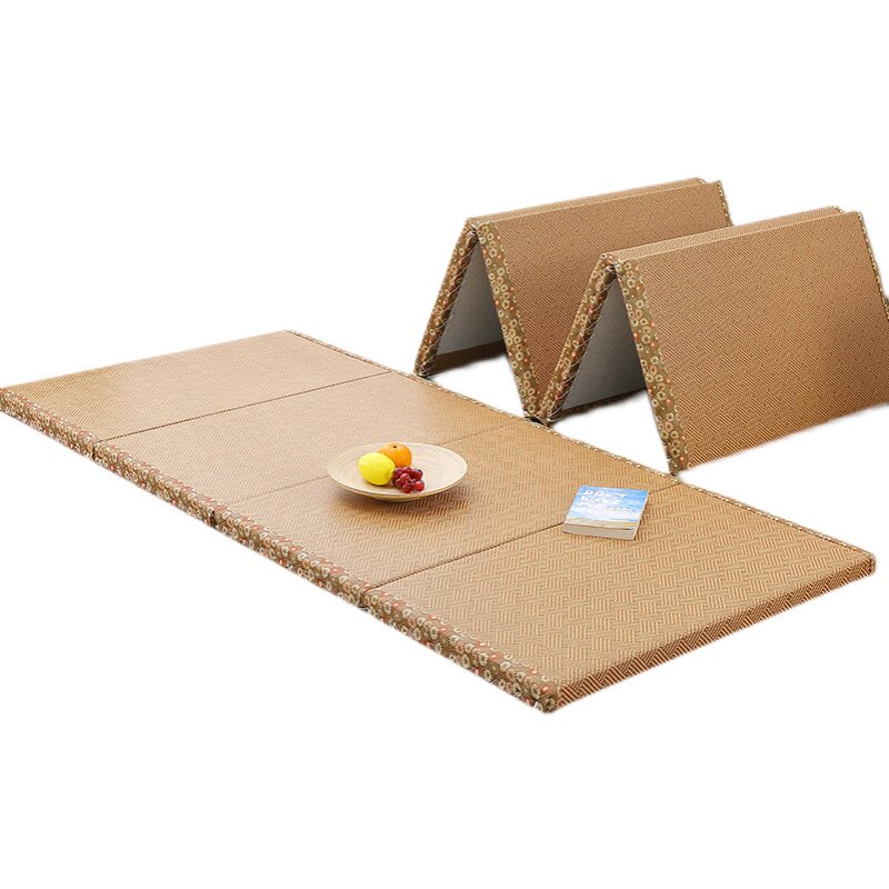 New customized tatami d-meter mat foldable coconut palm core floor mat artifact bay window mat dormitory lunch break mat folding bed