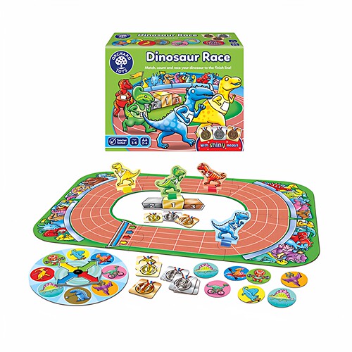 Orchard Toys 恐龙竞赛 儿童计数匹配益智游戏亲子互动玩具3-6 岁 - 图3