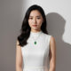 AILEQ natural jade chalcedony agate sun green small nothing brand pendant light luxury women comparable to jade versatile necklace