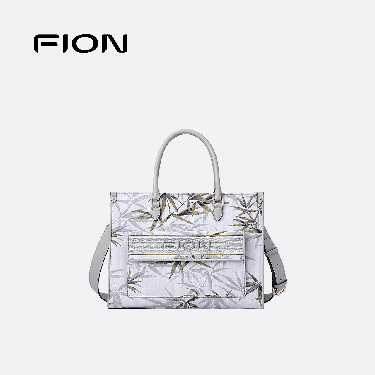 Fion/菲安妮巧锦托特包2025新款单肩大包包通勤大容量斜挎手提包
