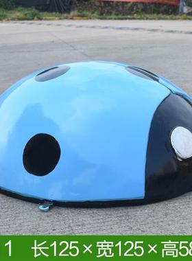 户外仿真七星瓢虫玻璃钢雕塑幼儿园商场楼盘小区园林草坪甲虫摆件