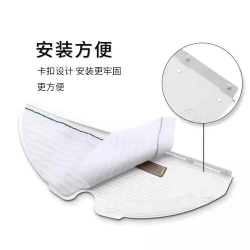 石头扫地机器人配件S50/S51/S55/T6/T7一次性抹布拖布托板耗材 - 图1