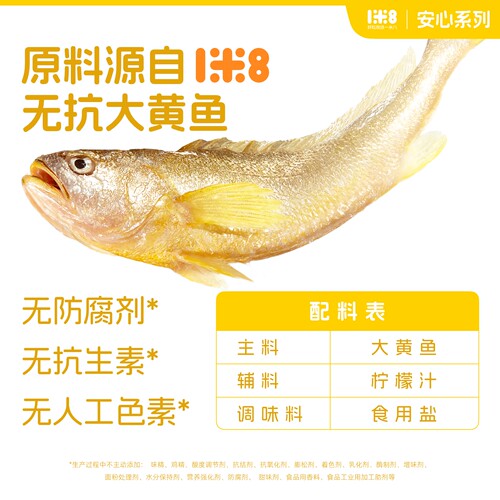 一米八大黄鱼去刺鱼排深海鱼黄鱼排儿童早餐优脂高蛋白新鲜冰冻 - 图2