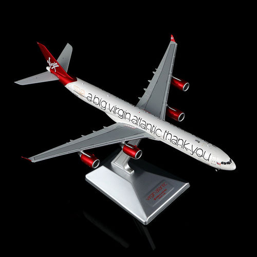 YY维珍航空空客A340-600 G-VNAP G-VSHY G-VWIN合金飞机模型1/400 - 图1
