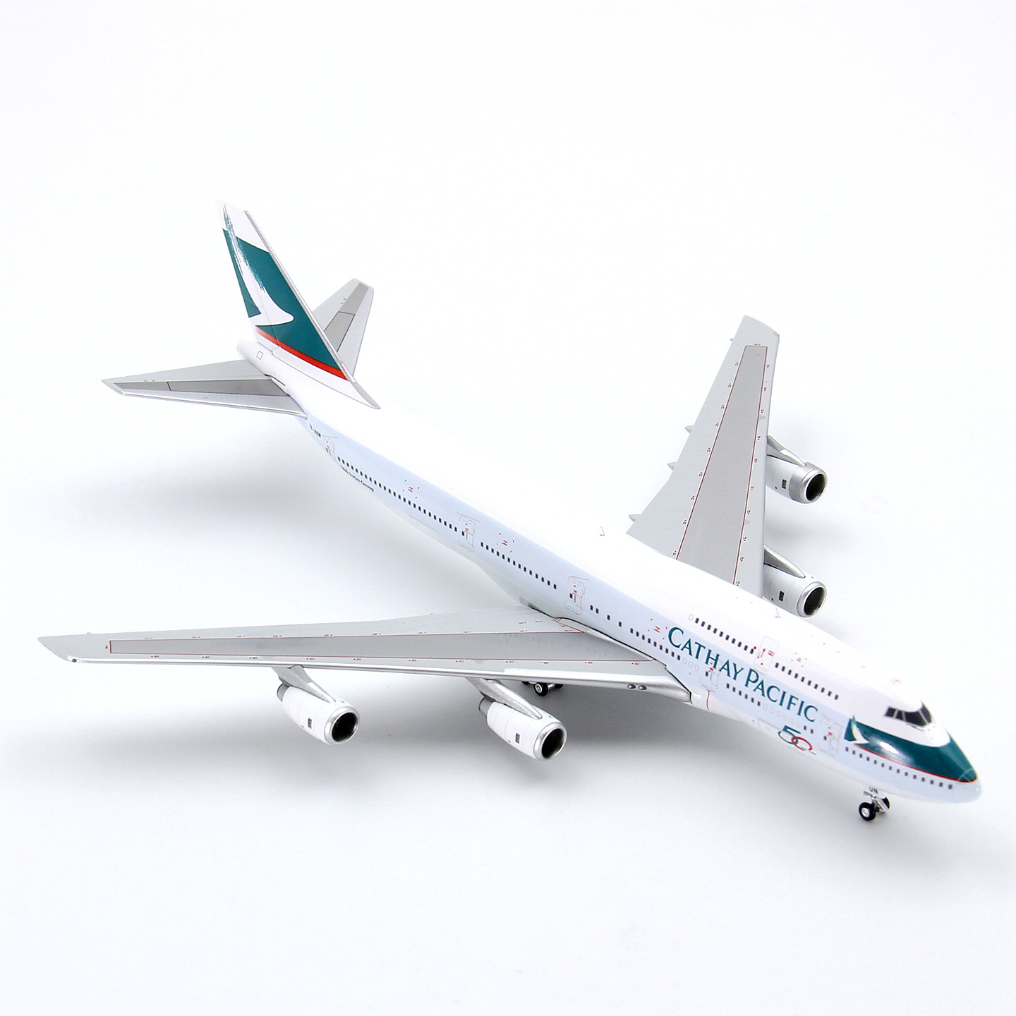 YY Wings 74301 国泰航空波音B747-300 VR-HON 合金飞机模型1/400 - 图2