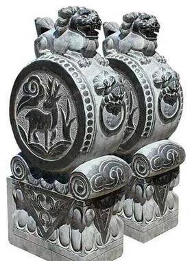 仿古做旧石雕生产厂家庭院装饰老式石器图片酒店古代老石雕价格