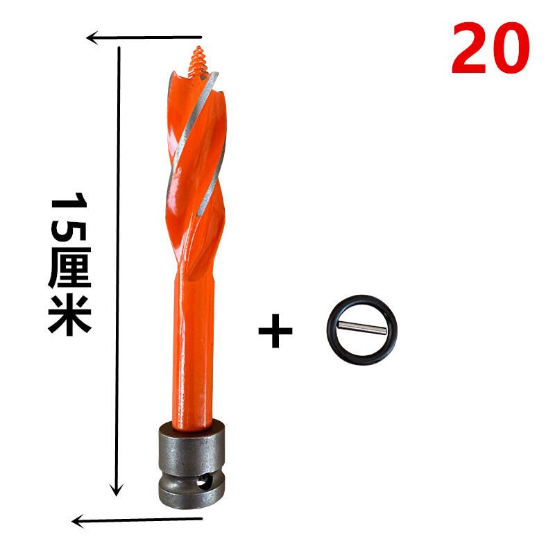 电动扳手钻头木工支罗钻四槽钻加长麻花钻头模板钻架子木工开孔器 - 图2