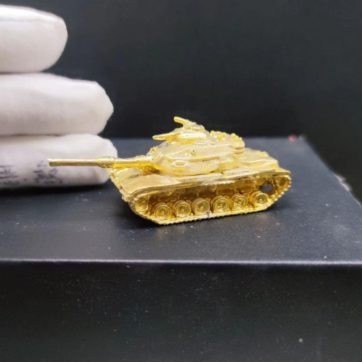 纯铜实心德国豹1A重型主战坦克1:72金属成品模型装饰图可着色 - 图3