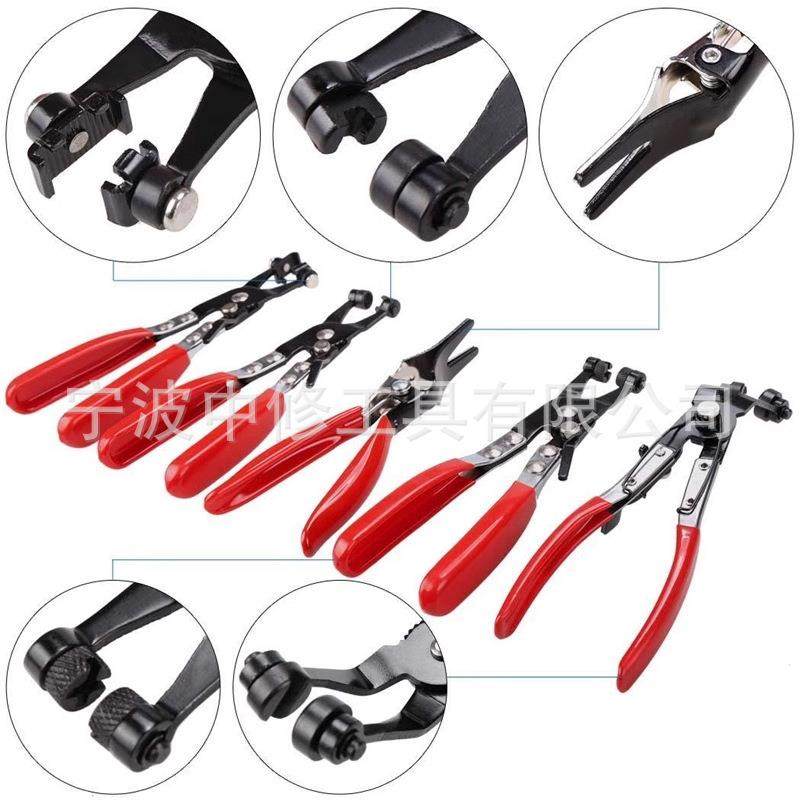 9件管束夹钳组套汽车水管夹钳卡钳直型喉式管束钳卡扣钳卡箍工具,淘宝优惠券,粉丝福利购,淘宝优惠卷
