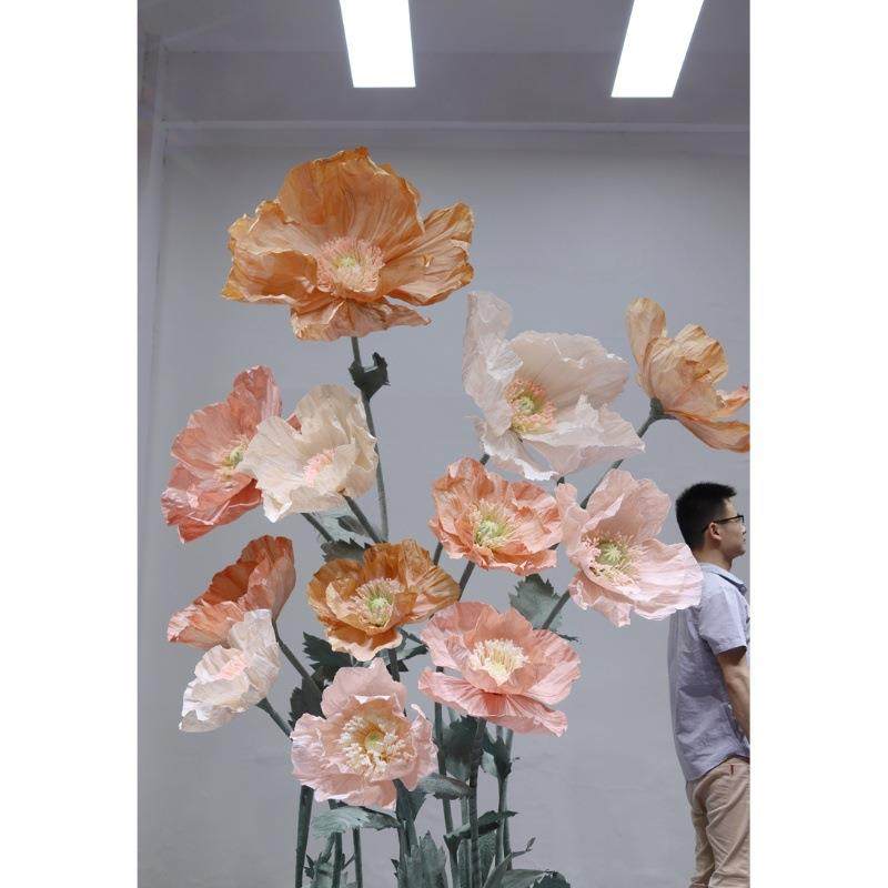 真丝纸艺巨型大花婚礼路引活动布置装饰道具打卡摄影道具商场美陈,淘宝优惠券,粉丝福利购,淘宝优惠卷