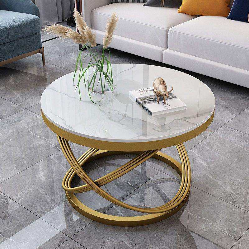 意式岩板茶几轻奢现代小户型茶几桌客厅圆形茶桌组合沙发边几新款,淘宝优惠券,粉丝福利购,淘宝优惠卷