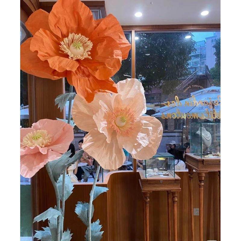 真丝纸艺巨型大花婚礼路引活动布置装饰道具打卡摄影道具商场美陈,淘宝优惠券,粉丝福利购,淘宝优惠卷