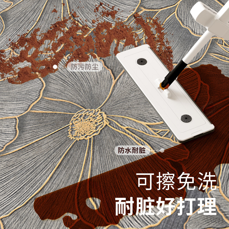 轻奢复古花卉进门地垫入户门垫可擦免洗裁剪耐脏pvc玄关门口地毯,淘宝优惠券,粉丝福利购,淘宝优惠卷