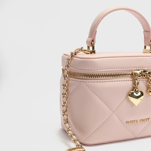 Розовая коробка, изысканная сумка через плечо, сумка на одно плечо