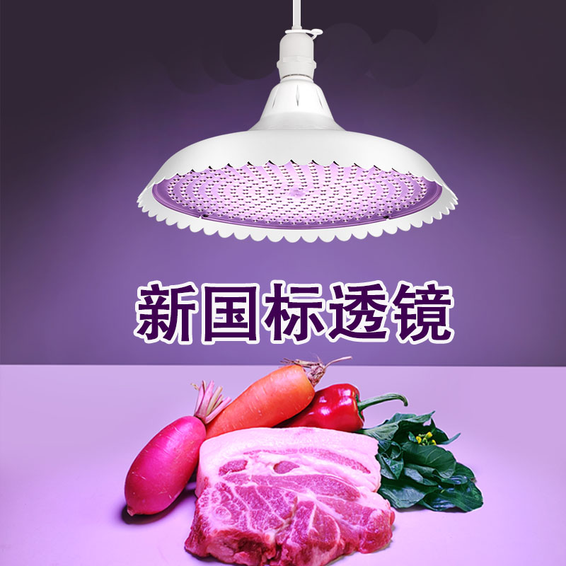 2024新款生鲜灯LED猪肉灯照鲜肉灯冰海鲜灯熟食卤味烧烤灯隐形红-图2
