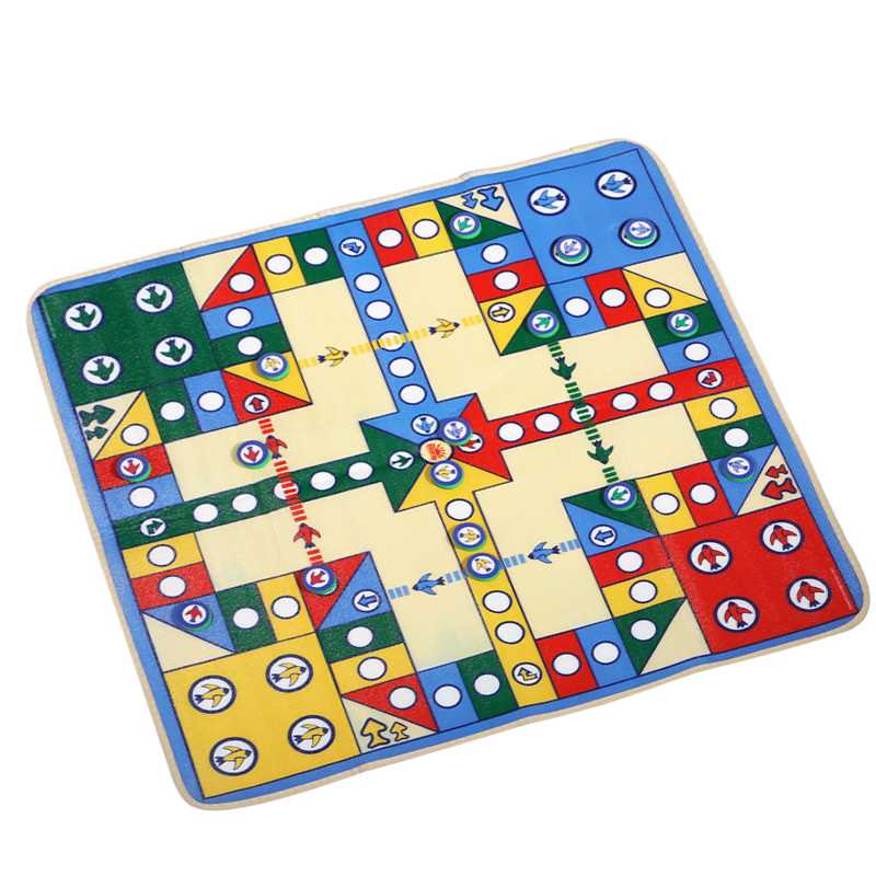 飞行棋二合一地毯版儿童地垫玩具成人亲子游戏小学生超大号69益智 - 图3
